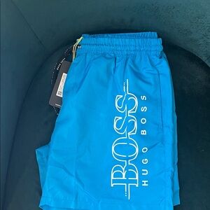 Hugo Boss Men's Blue Swim Trunks
